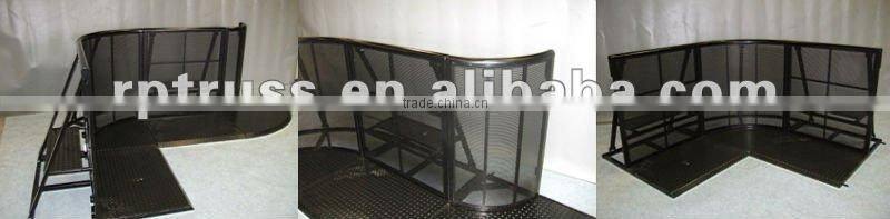 RP crowd barricade with powder-coated finished 2015