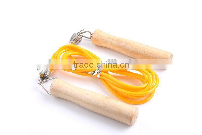 PVC Skipping rope Jump rope with wooden handles