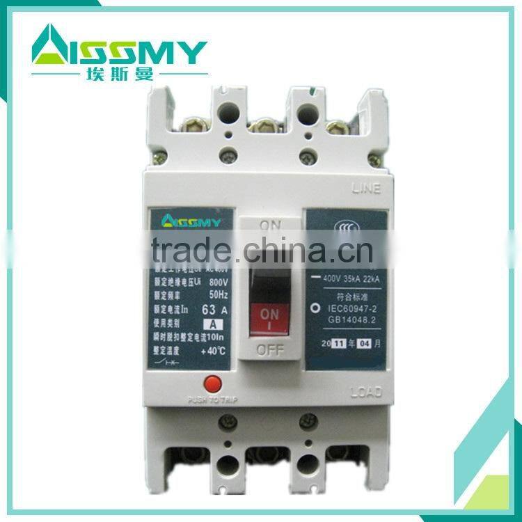 Aissmy CM1 series three poles AC MCCB Circuit Breaker (280L 800Amp 400V/690V)