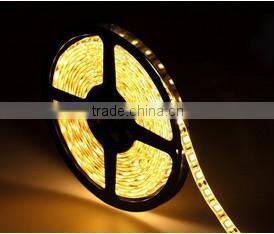 Low voltage 3014 high intensity IP65 waterproof flexible black pcb smd led strip
