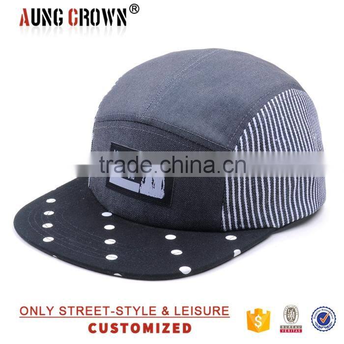 Wholesale price fashion custom 5 panel blank cap