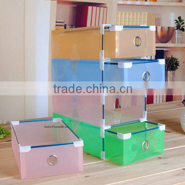 Custom plastic crate with clear top
