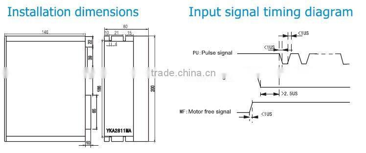 2 Phase Hybrid Stepper Motor driver YKA2811MA