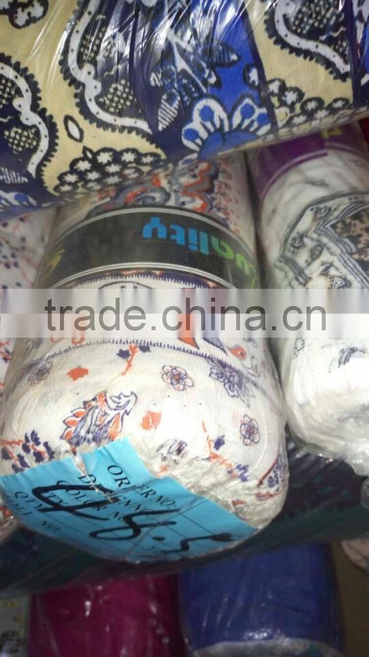 printed cotton rayon dress fabric stocklot wholesale