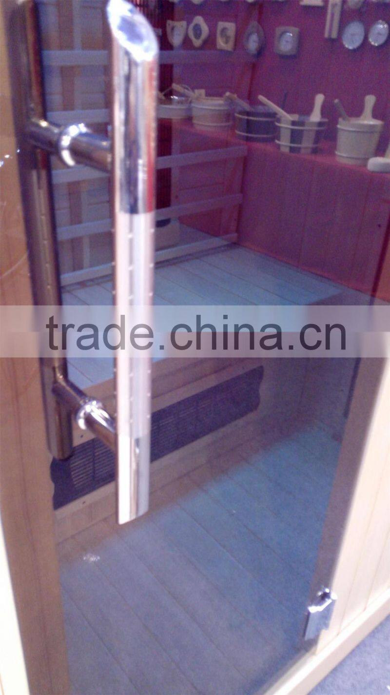 1 people hemlock material ceramic heater infrared sauna room