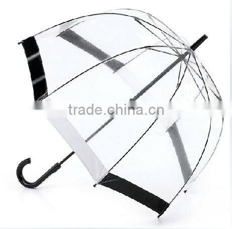 23''*8K Clear PVC Umbrella,Umbrella PVC ,Transparent dome Umbrella
