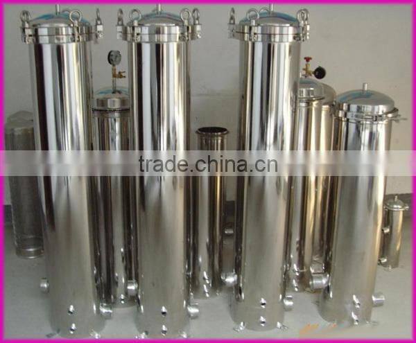 Stainless steel sanitary cartridge filter housing