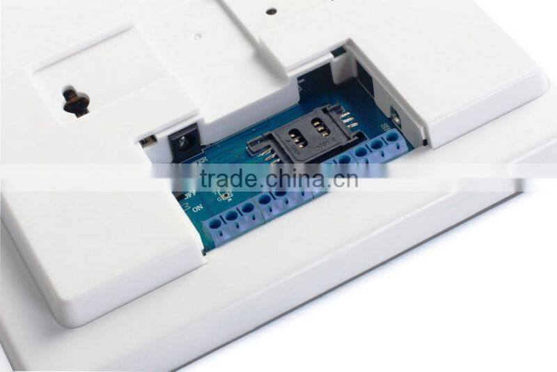 GSM home alarm with wired siren PG-100 CE&ROHS approved 433/868MHZ