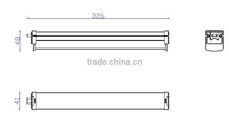 3 years warranty 326*41*48 mm 6.5w Modern Office Aluminum Led Linear Pendant Light
