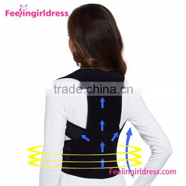 Free sample medical thermal back support waist belt for back pain
