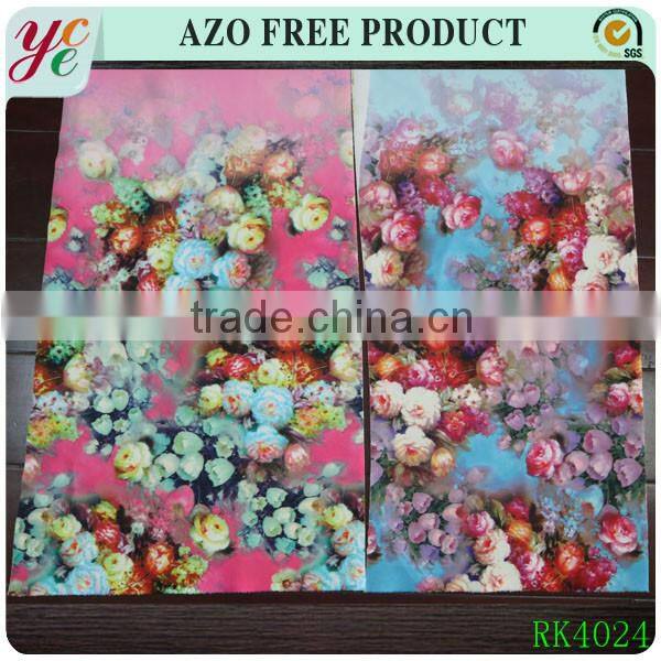 Air layer printed polyester elastic knit fabric dyeing price