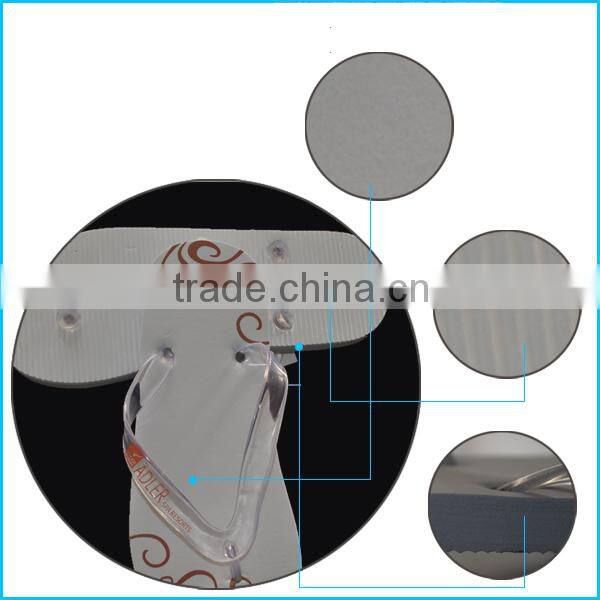 high quality eva white pvc hotel slippers