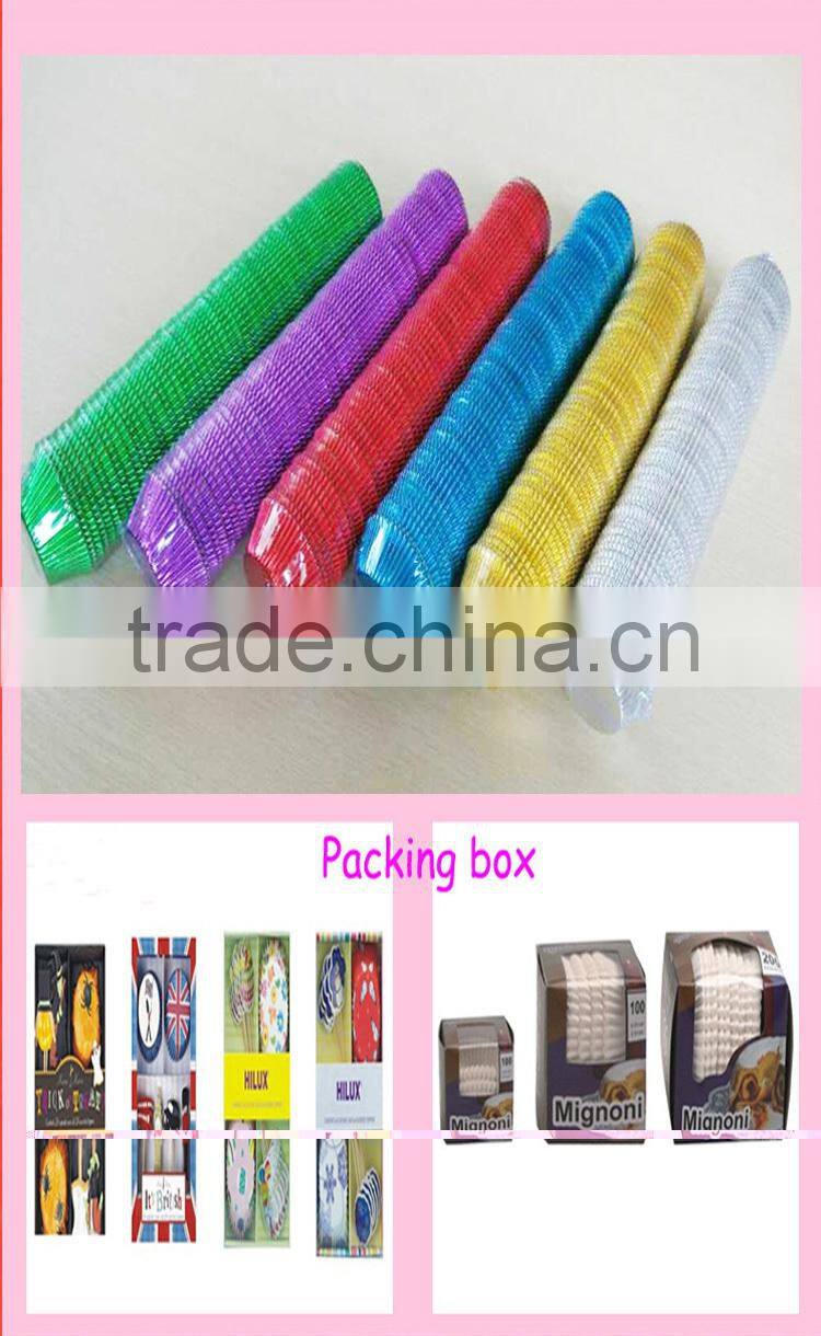 sliver aluminum foil paper cups /foil cupcake liners,foil cupcake cases
