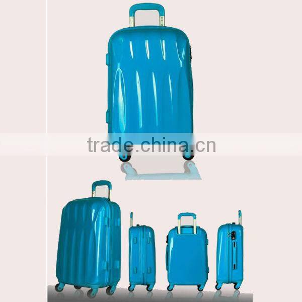 2016 Durable Hote PC for women travel trolley , Classical Design trolley set , Simple Hard luggage set