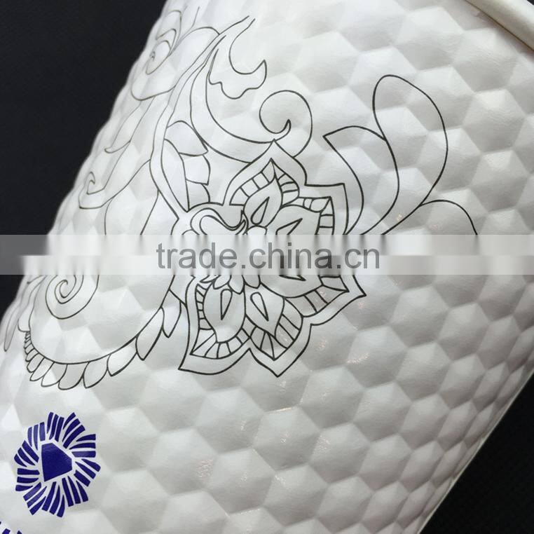 New Products Disposable Double Wall Coffee Paper Diamond Cups