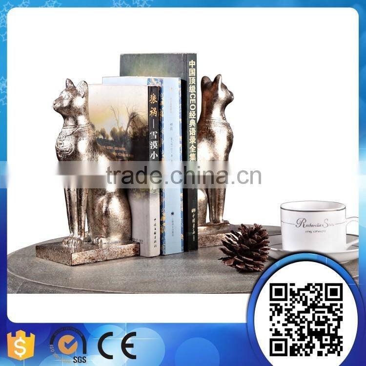 Wholesale Resin Animal Craft Cat Letter Bookends For Study