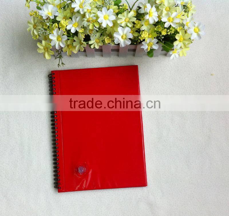 2014 New design PVC inflatable pillow notebook spiral binding