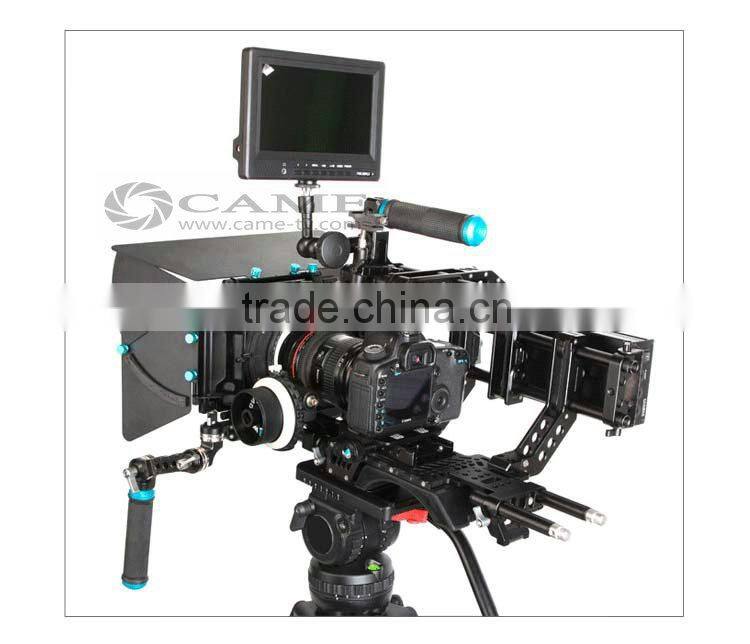 Wieldy DSLR Rig Mattebox Follow Focus Magic Arm Basepalte 5D3/ 5D2/ GH3