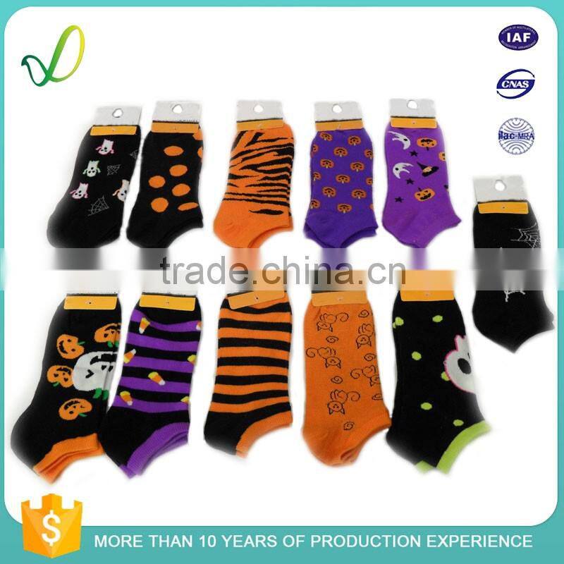 Popular Low Price Ankle Mens Colorful Halloween Socks From China