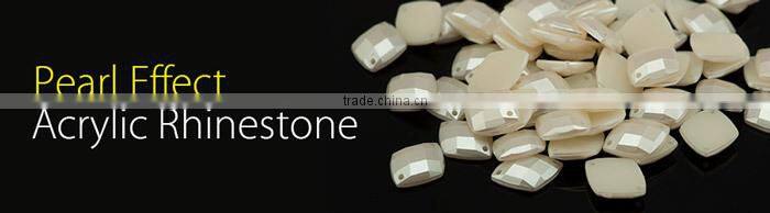 Decorative Oval Metal Clawed Acrylic Plastic Stones Trimming