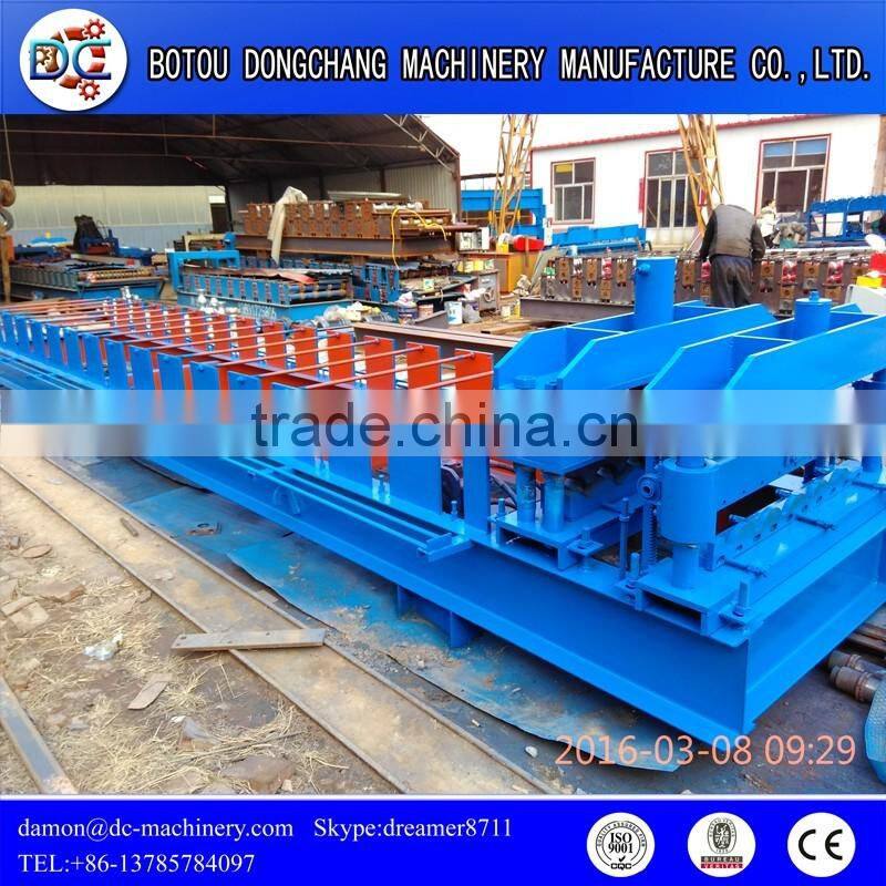color steel glalvanized corrugated trapezoidal metal sheet roofing sheet machine ,double layer roof sheet roll forming machine