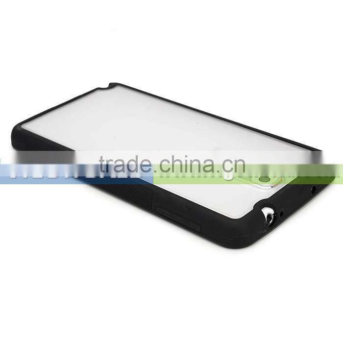 TPU bumper PC hard back case for Samsung Galaxy Note 3 N9006