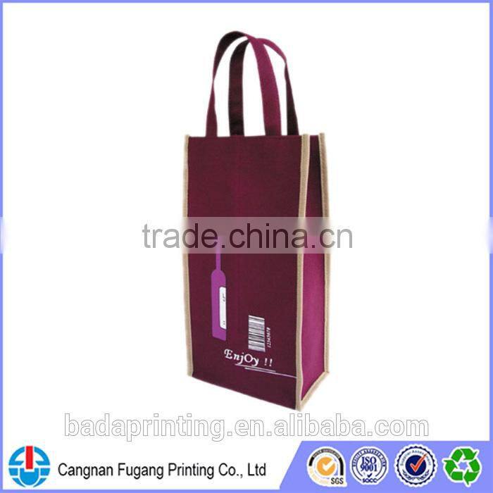 Recycle 2/4/6 holder wine tote bag for promotion