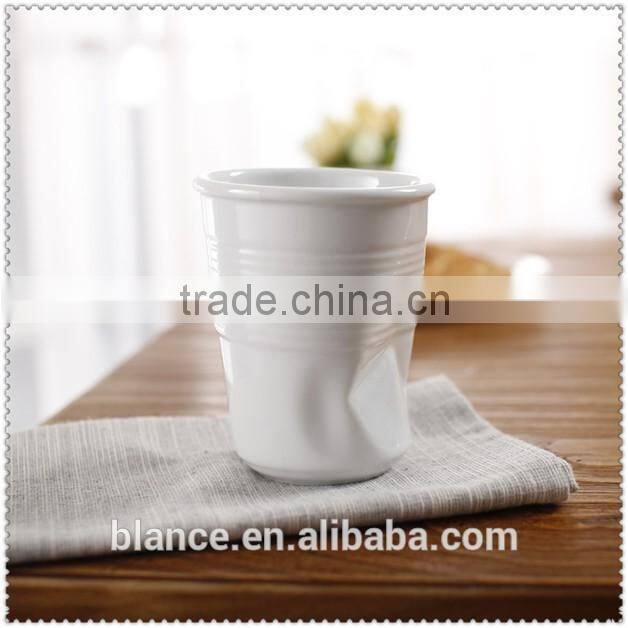 cheap ceramic Crumple Cup