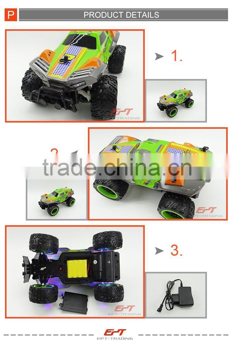 Cool 4channels big wheel 2wd rc car truck