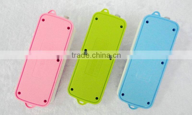6 Way Candy Color Multi Universal Electrical Power Extension Socket
