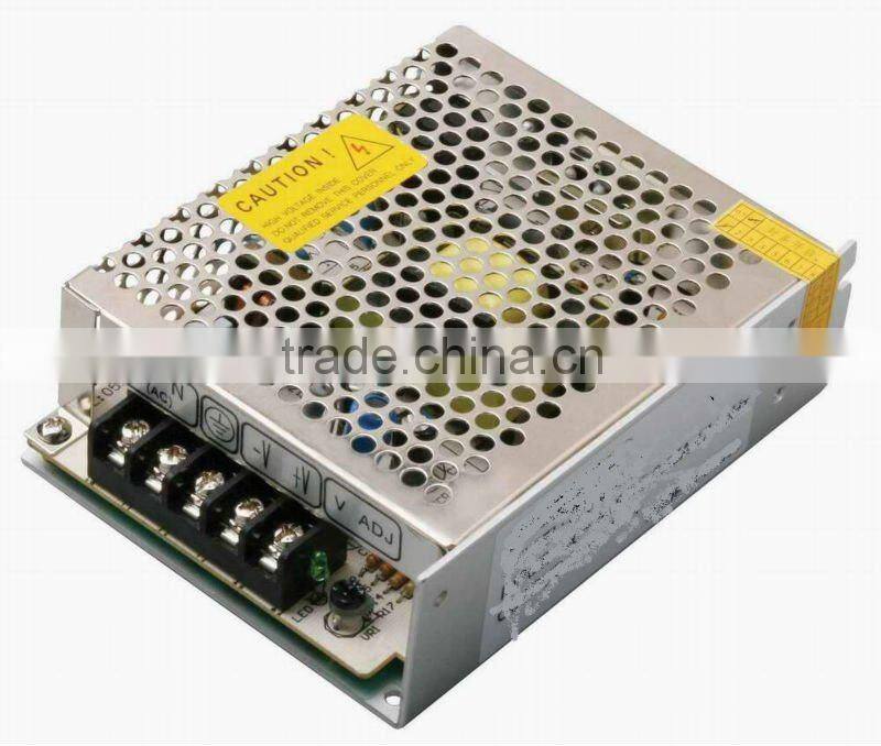 Output 24V 2A power supply metal case manufacture with approvals