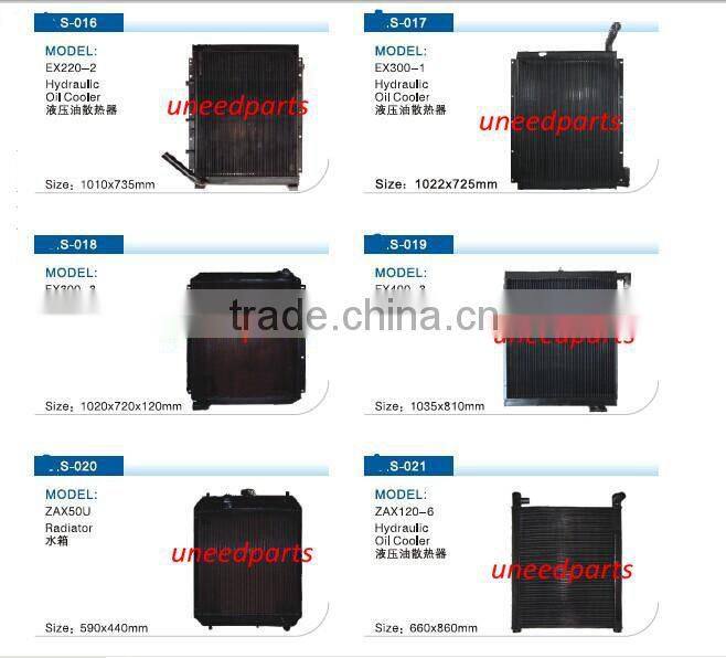 Factory direct supply Hitachi EX120-1 radiator