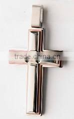 stainless steel cross pendant