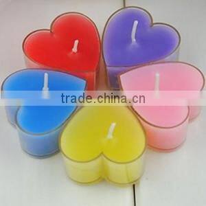 Colorful Scented Heart Shape Teaight Candles