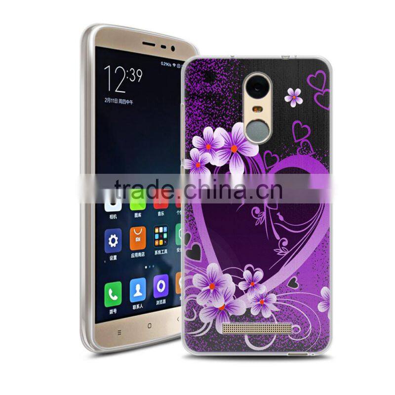 Instock Carton Art Printed Cute Flora Flowers Case For RedMI Note3 Animal Painting Soft TPU Cover For Xiaomi RedMI Note3