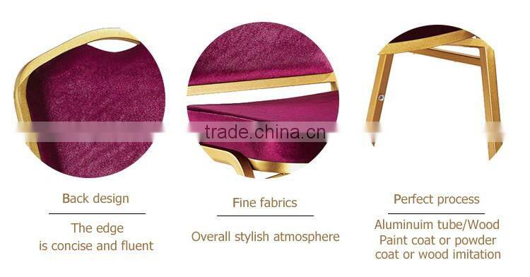 luxury modern hotel banquet hall chair stainless steel legs dining chair