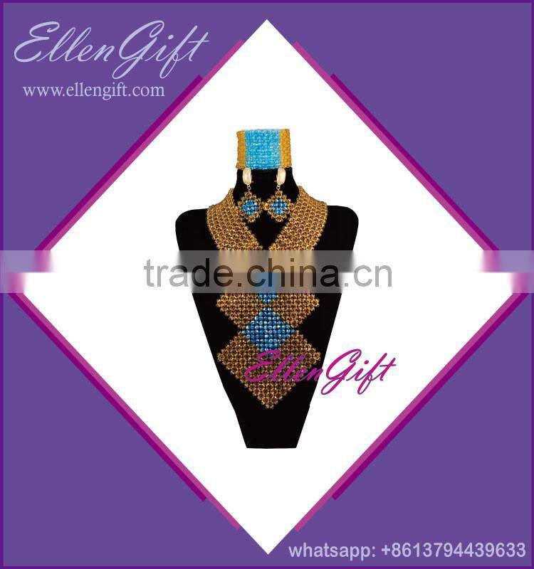 Elegant Women Beads Jewelry Set AJS4062