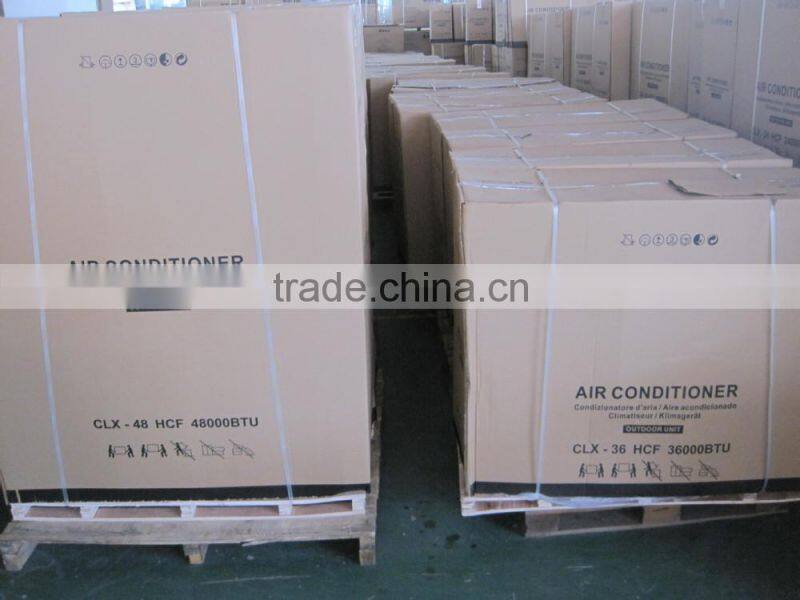 Floor standing Split Air Conditioner( 24000-60000btu )mirror flower painted panel