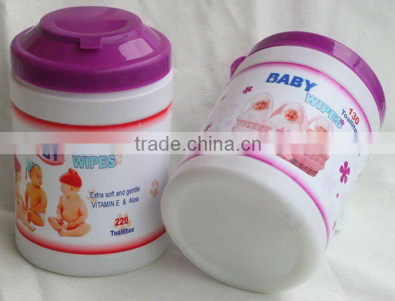 80pc canister tube packed comfort baby wipes, baby skin wet towel