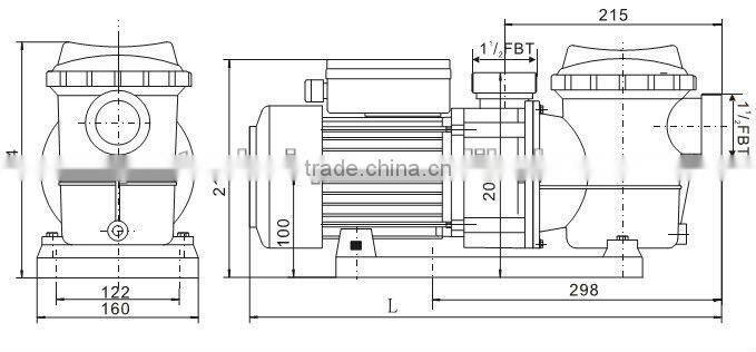 quick record strong reinforced plastic spa jet pump