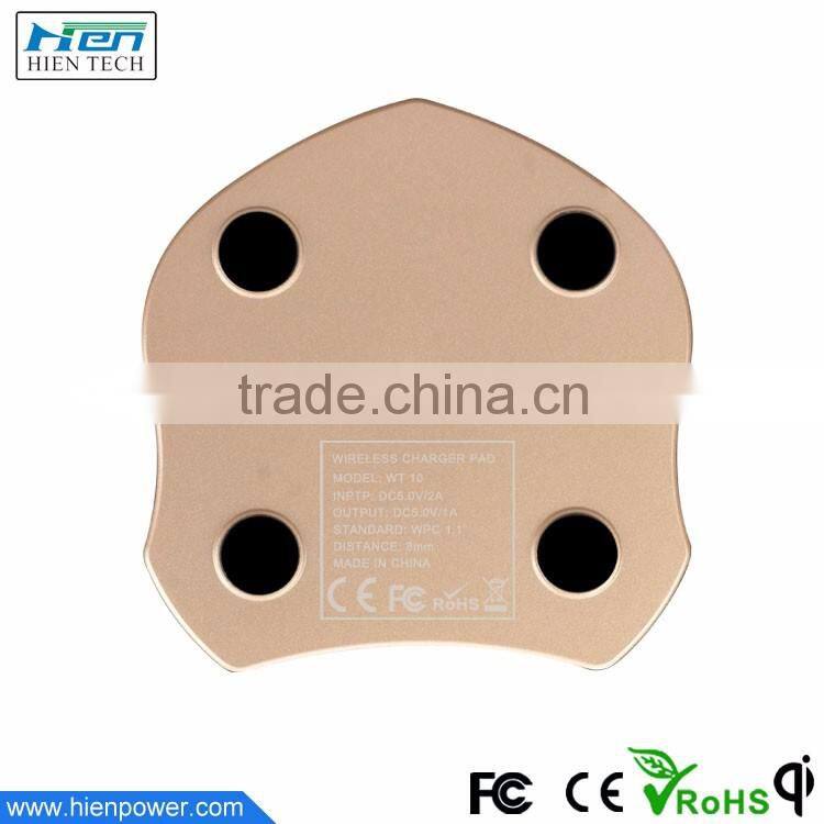 Customize Logo product qi wireless phone charger for huawei p8 lite and other smart phone