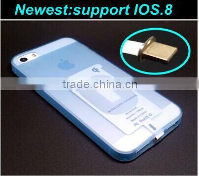 qi wireless charger receiver for iphone 5 5s case