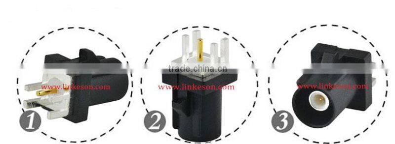Coaxial Connectors FAKRA-G code Male Straight connector for pcb