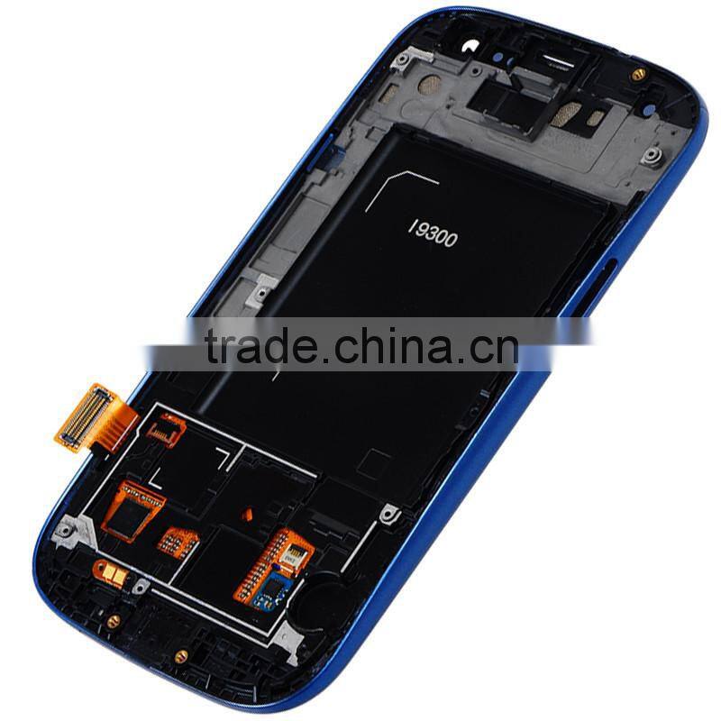 Original LCD for Samsung i9300 Galaxy S3 LCD with Digitizer , LCD S3 I9300, For Samsung Galaxy S3 i9300 i747 i535 t999 LCD