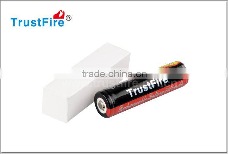 Battery Cell 2400mAh TrustFire 18650 rechargeable li-ion battery 3.7v lithium battery 18650 protected battery
