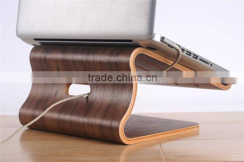 Most popular wood cooling stand holder for laptop/notebooks/stand holder for electronic device