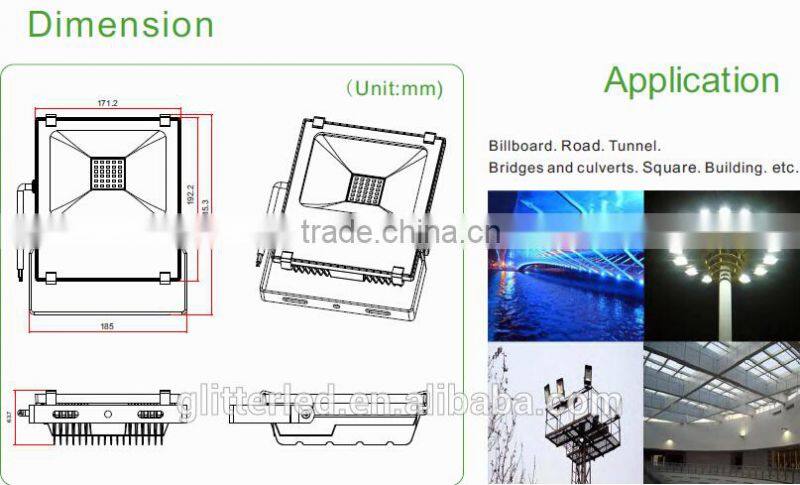 Outdoor IP66 30w led light garden spot lights CRI>80 PF>0.95 with 5 Years Warranty