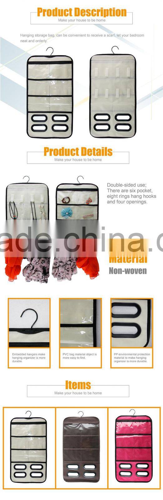innovative multi-function hanging jewelry organizer