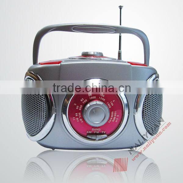Portable battery operated power radio AM/FM powr radio battery operated power table raio