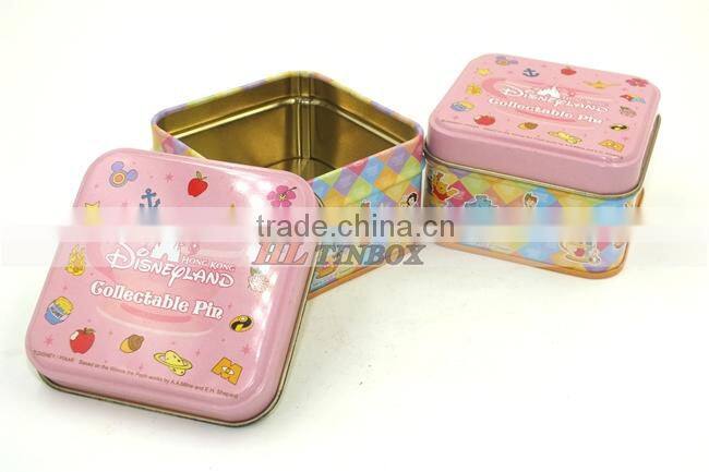 Custom Printing Metal Square Small Tin Box